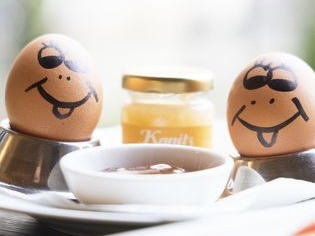 Frühstücken und Wohlfühlen