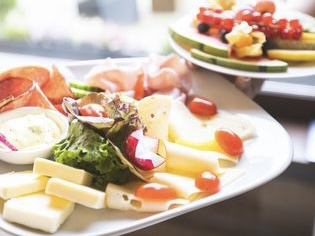 Frühstücken und Wohlfühlen